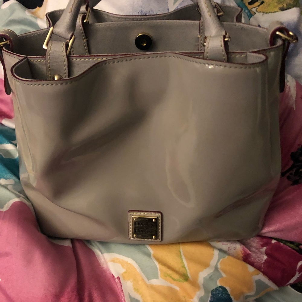 Dooney & Bourke Patent Small Brenna Satchel